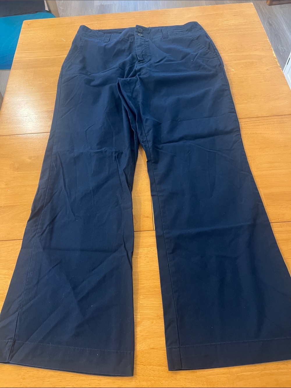 Wide Leg Women’s Pants in Navy - Relaxed Everyday Fit